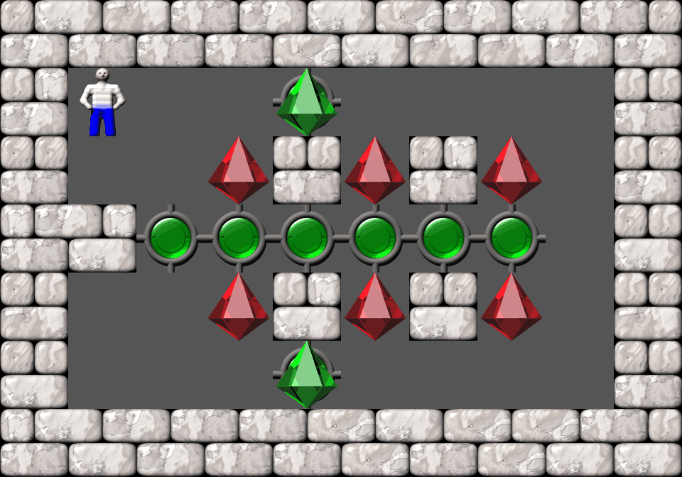 Sokoban Mass Remodel level 1587